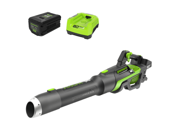 Greenworks 80V 750CFM Cordless Leaf Blower w/ Battery