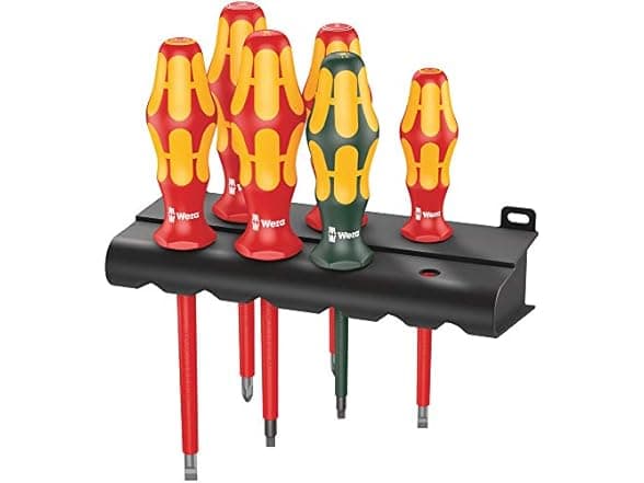 Wera Kraftform Plus 160i/168i/6 Insulated Screwdriver Set 6-Piece