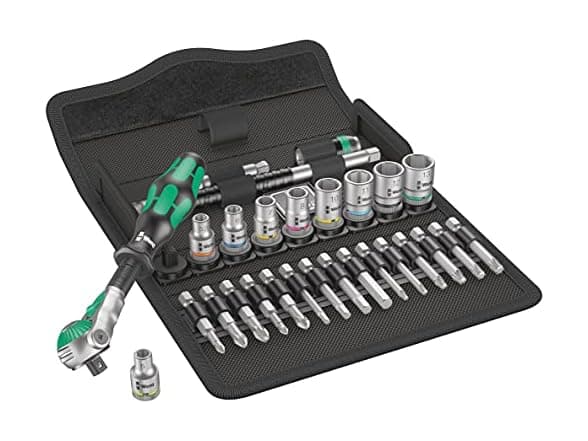 Wera 8100 SA 6 Zyklop 28-Piece 1/4" Drive Speed Ratchet Set