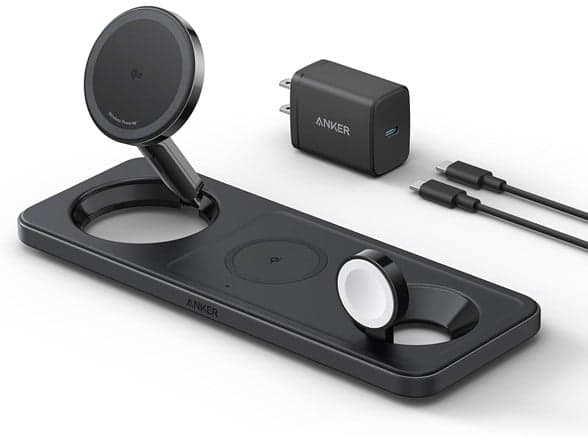 Anker MagSafe 3-in-1 Qi2 Certified 15W Wireless Charging Station