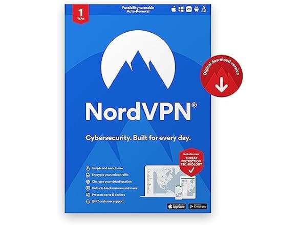NordVPN Standard 1-Year Subscription for 10 Devices