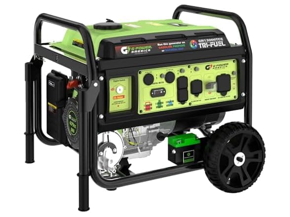 Green-Power America GN13000TCS Tri Fuel Generator 479cc EPA