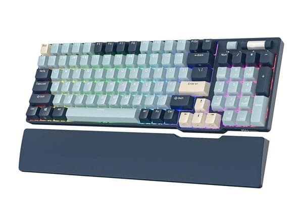 RK ROYAL KLUDGE RK96 RGB 96% Mechanical Keyboard - Triple Mode, Hot Swappable