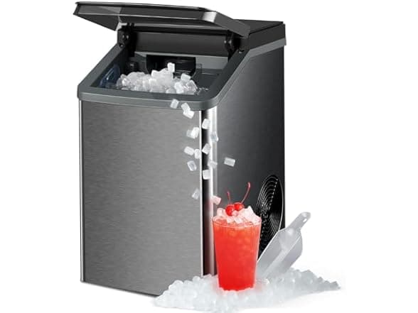 Gevi KNOVA Nugget Ice Maker - Compact Self-Cleaning