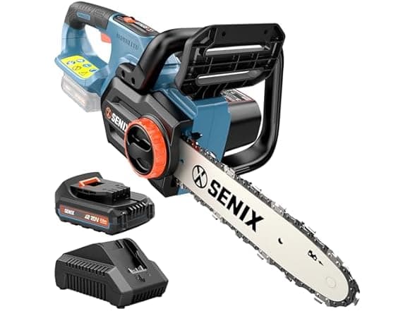 SENIX CSX2-M 20V 10" Cordless Chainsaw with Battery and Charger