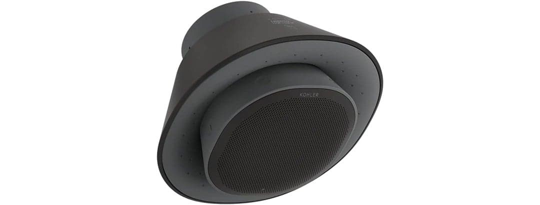 Kohler Moxie Matte Black Showerhead with Bluetooth Speaker