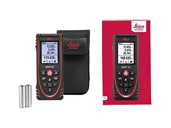 Leica Disto X3 Laser Distance Meter - IP65, Drop Tested