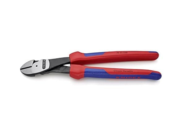 Knipex 74 22 250 High Diagonal Cutters 9.84" with Soft Handle