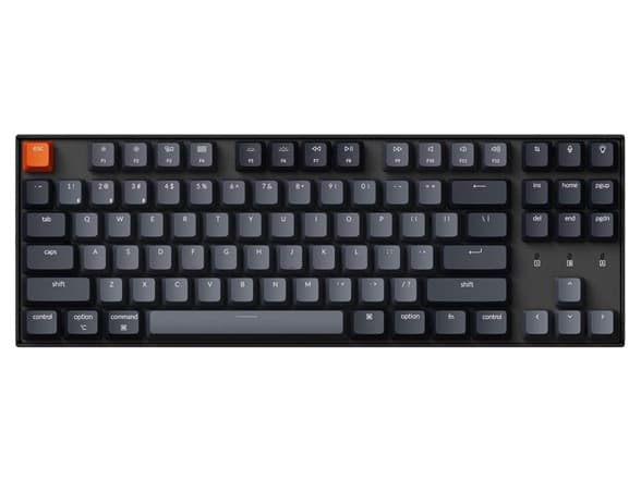 Keychron K8 Wireless Mechanical Keyboard, Tenkeyless, Gateron Optical Brown