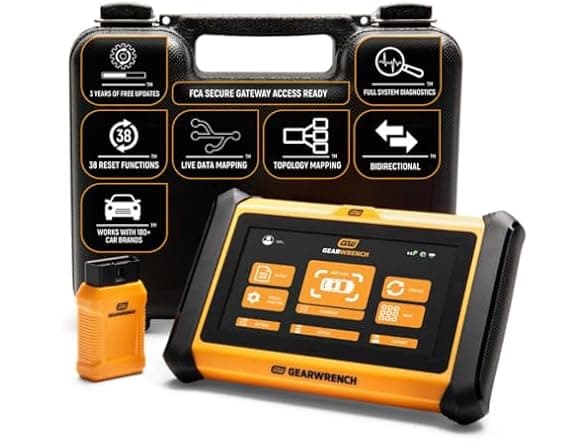 GEARWRENCH GWSMART07 7" Wireless Bidirectional Diagnostic Scanner Tablet
