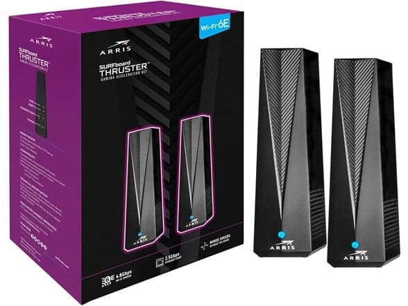ARRIS Surfboard Thruster W6B Wi-Fi 6E Gaming Kit - Dedicated 6GHz Band