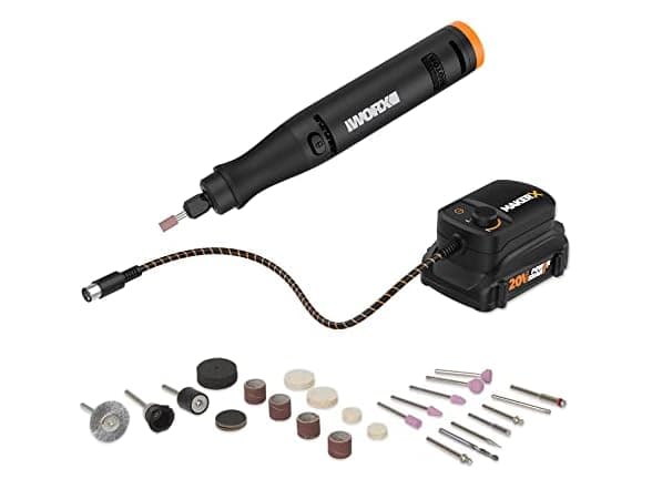 Worx MAKERX WX739L 20V Cordless Rotary Tool Kit - 42 Accessories