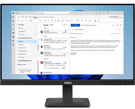 Lenovo ThinkVision S24-4e 23.8 Inch Monitor - 59% Off