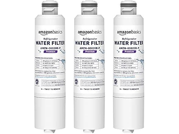 Amazon Basics DA29-00020B Water Filter 3-Pack, NSF Certified, 71% Off