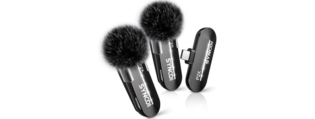 SYNCO Wireless Microphone for USB-C Phones - Plug and Play