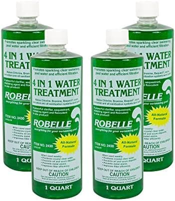 Robelle 4-In-1 Water Treatment Concentrate 4-Pack - 77% Off