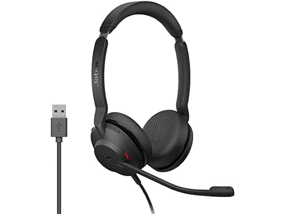 Jabra Evolve2 30 MS Stereo USB-A Headset - Wired with Busylight