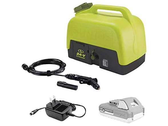 Sun Joe 24V Cordless Spray & Pressure Washer WA24C-LTE