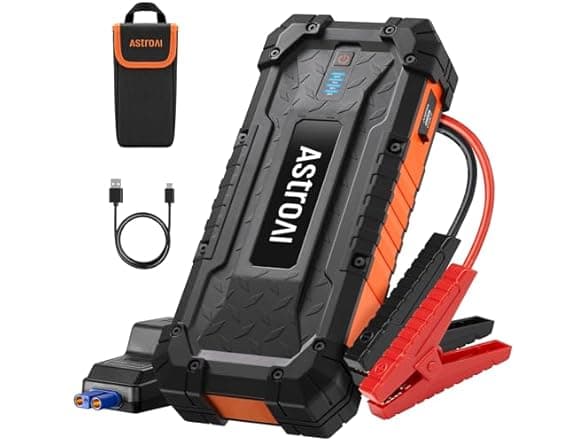 AstroAI S8 Ultra 4000A Car Jump Starter - IP65 Waterproof