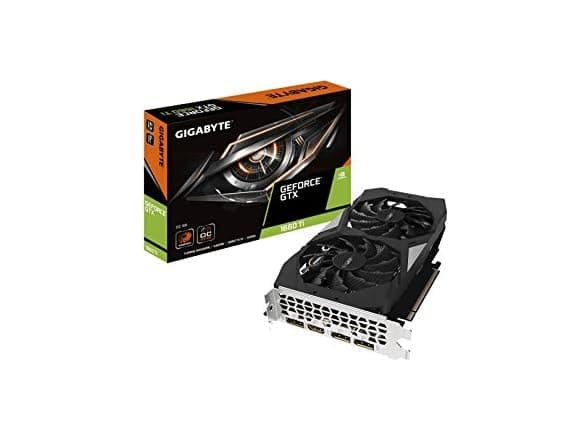 GIGABYTE GeForce GTX 1660 Ti OC 6G 192-bit GDDR6 Graphics Card