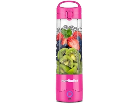 nutribullet Portable Blender 20oz USB-C Rechargeable Bright Pink