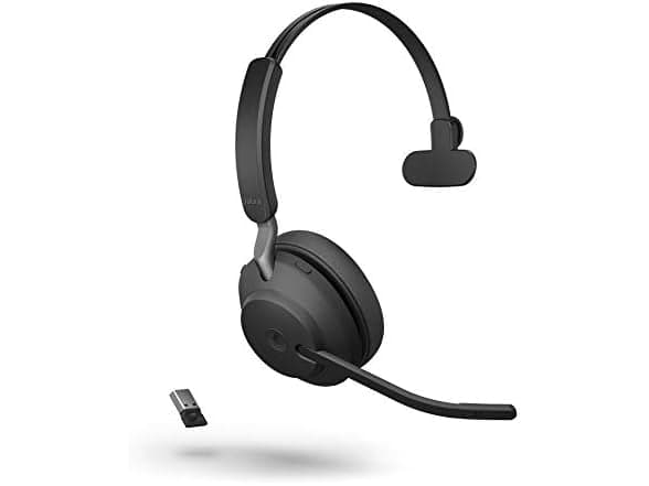 Jabra Evolve2 65 Mono Headset with Charging Stand - MS Teams Certified