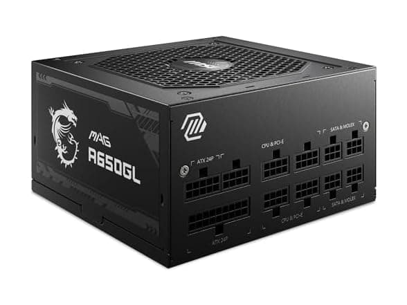 MSI MAG A650GL 650W 80+ Gold Fully Modular PSU