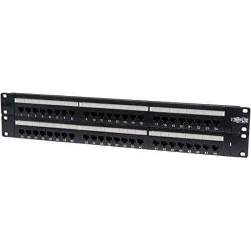Tripp Lite 48-Port Cat5e 2U Rackmount Patch Panel 568B