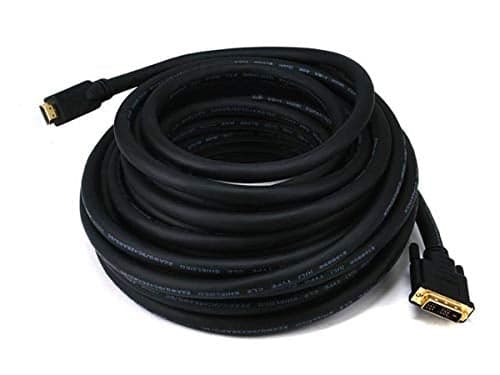 Monoprice HDMI to DVI Adapter Cable 50ft CL2 In-Wall Rated