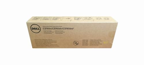 Dell V0PNK Yellow Toner Cartridge for C3760n/C3760dn/C3765dnf