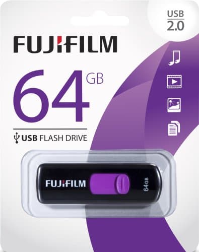 Fujifilm 64GB Capless Slider USB 2.0 Flash Drive