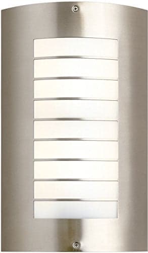 Kichler Newport 15.25" 1 Light Outdoor Wall Light Brushed Nickel
