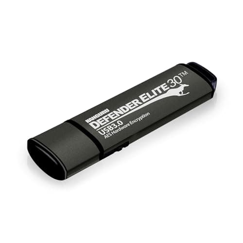 Kanguru Defender Elite30 32GB Hardware Encrypted USB 3.0 Flash Drive