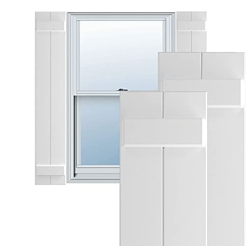 Ekena Millwork PVC Board-n-Batten Shutters, 70% Off