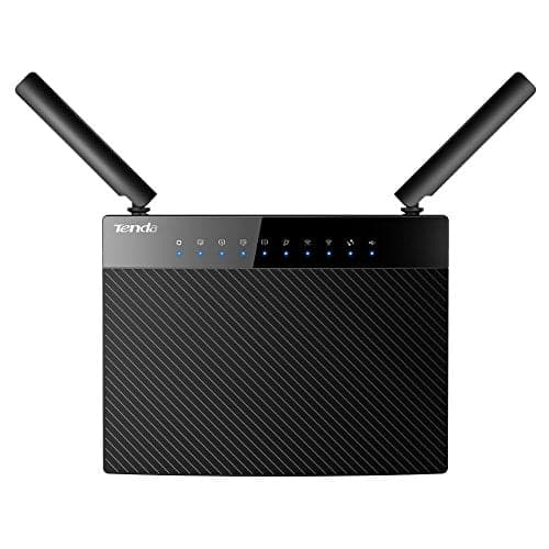Tenda AC1200 Wireless Wi-Fi Gigabit Smart Router (AC9), Beamforming, Parental Controls, All Gigabit Ports Tenda APP Supported, USB Port