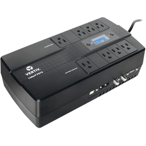 Vertiv Liebert PST5 UPS 660VA/400W 120V Standby Power with 8 Outlets and LCD Screen