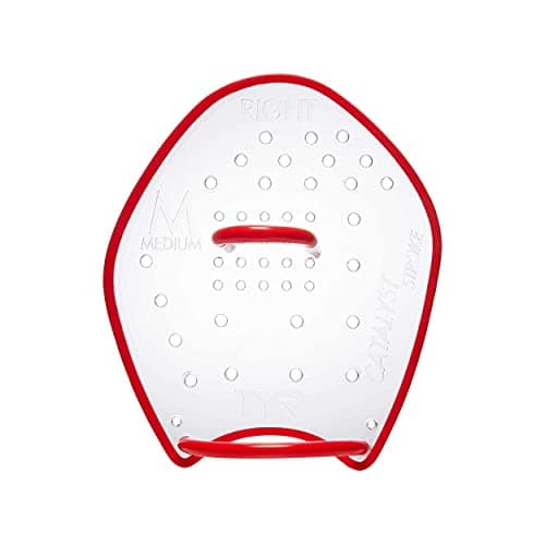 TYR Catalyst Stroke Swim Paddles - Adult Training Hand Fins for Strength and Technique