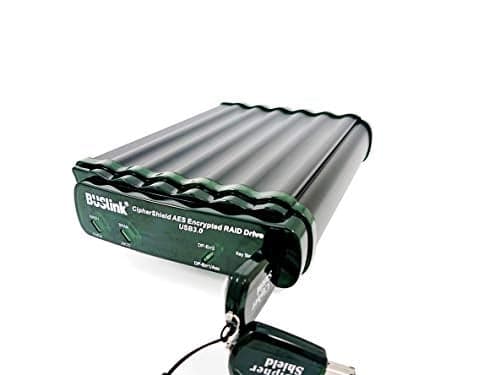 BUSlink CipherShield 10TB FIPS 140-2 Level 2 Encrypted USB 3.0 External Hard Drive