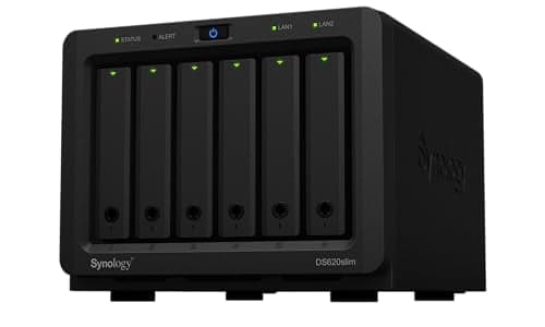 Synology DS620slim 6-Bay 2.5" NAS Diskless | Compact 4K Transcoding