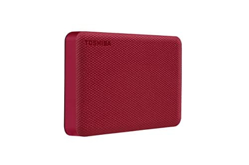 Toshiba Canvio Advance 4TB Portable External Hard Drive USB 3.0 Red
