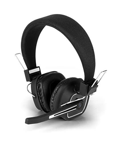 Aluratek Bluetooth 5.0 Wireless Stereo Headset with Boom Mic - ABHS02F