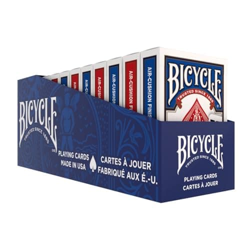 Bicycle Jumbo Index Playing Cards 12 Pack - Large Print Poker Size Cards