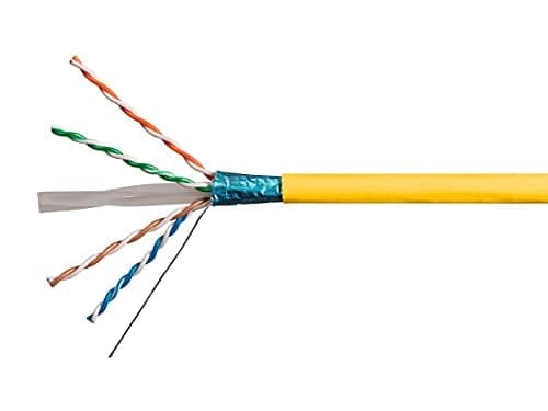 Monoprice Cat6A Bulk Ethernet Cable 500ft Shielded Yellow