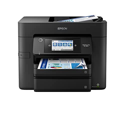 Epson WorkForce Pro WF-4834 Wireless All-in-One Printer with Duplex, ADF, 500-Sheet