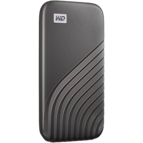 Western Digital 4TB My Passport SSD External Portable Solid State Drive - Grey