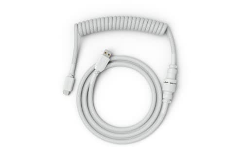 Glorious Coiled USB-C Cable - White
