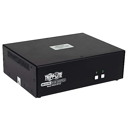 Tripp Lite Secure KVM Switch 2-Port Dual-Monitor DisplayPort 4K NIAP