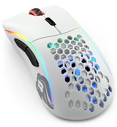 Glorious Model O Wireless Gaming Mouse - 67g Honeycomb, Matte White