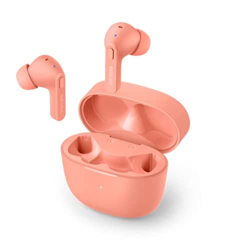 Philips T2206 True Wireless Earbuds with IPX4 Water Resistance and Compact Case