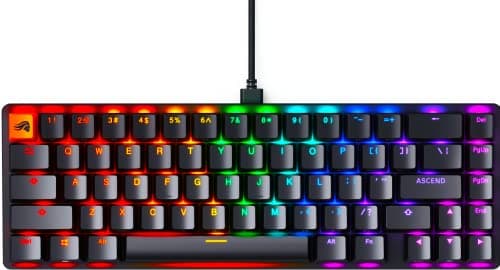 GLORIOUS GMMK2 65% Compact Prebuilt Keyboard - Hot Swappable RGB